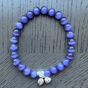 Cat eye bracelet 8mm SIZE 7’